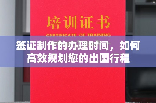 克孜勒苏签证制作的办理时间，如何高效规划您的出国行程