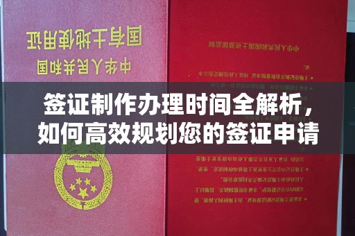 克孜勒苏签证制作办理时间全解析，如何高效规划您的签证申请流程